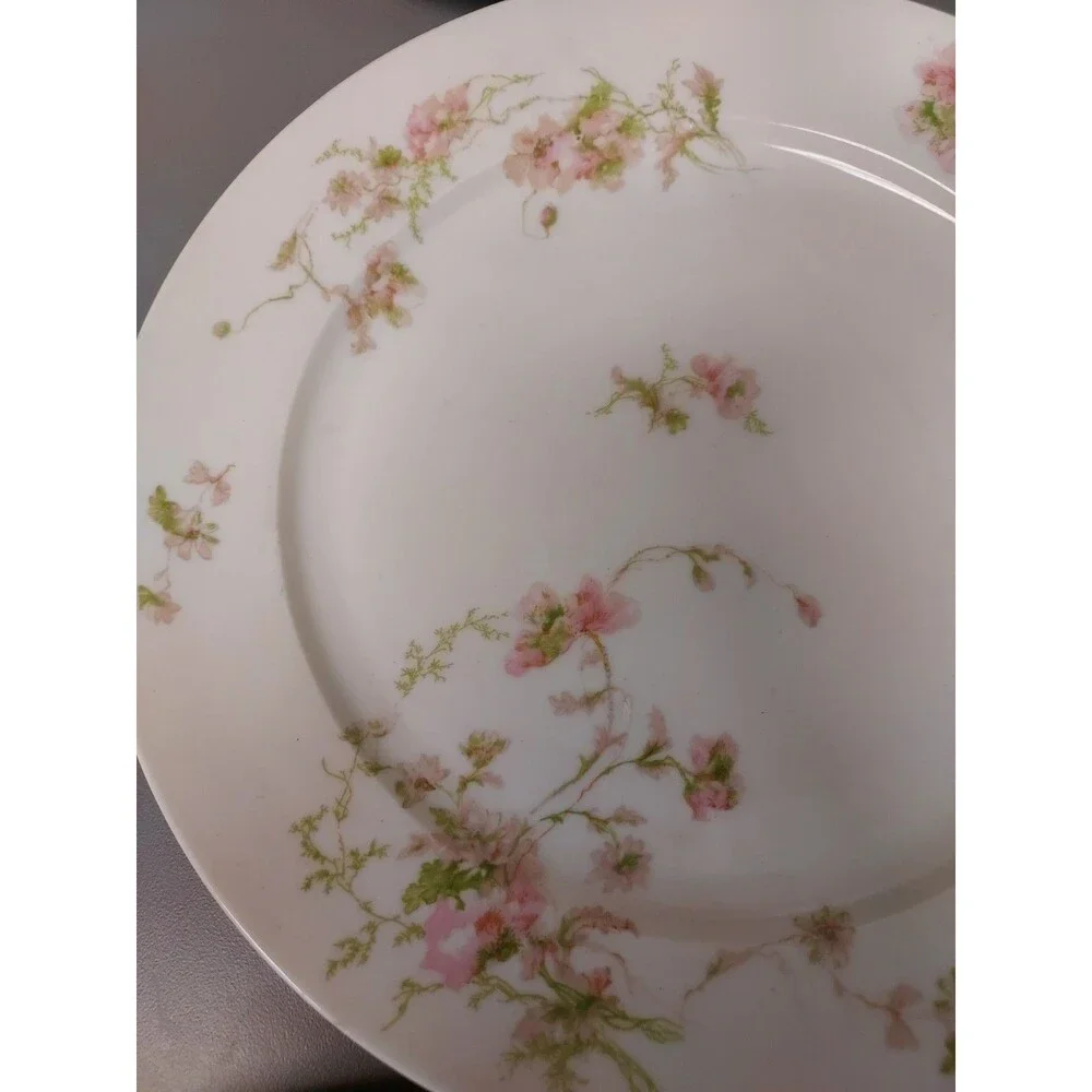Theodore Haviland Limoges Pink Purple Roses GDA‎ France set